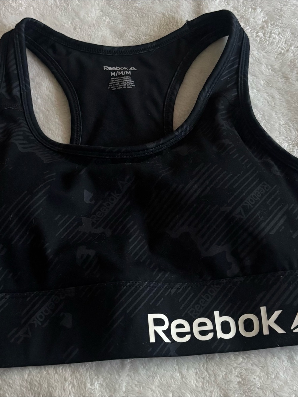 Reebok Racerback Sport Bra Bundle 
2 Pack Size M